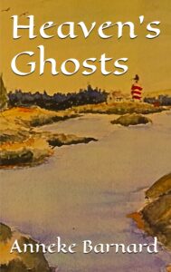 A front cover of Heaven's Ghosts by Anneke Barnard